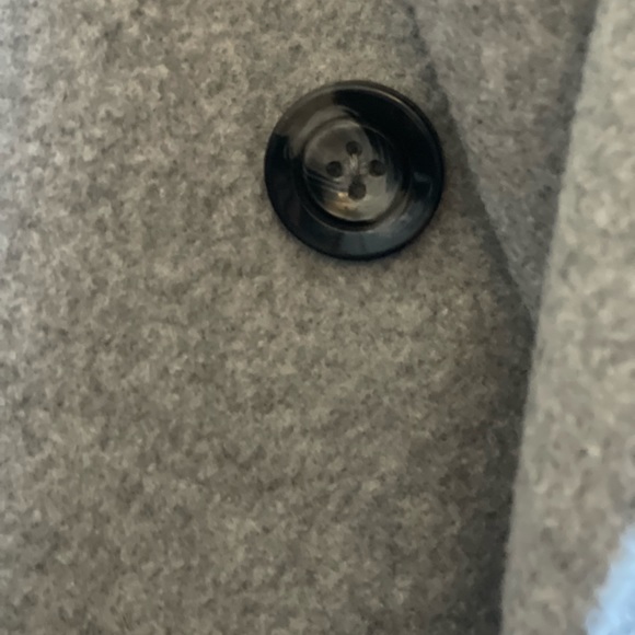 Fleece Trench Coat - Gray - Picture 2 of 2